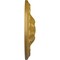 Ekena Millwork Acanthus Ceiling Medallion, Hand-Painted Pharaohs Gold, 11 3/8"OD x 2"P CM11ACPGS - alternate 4